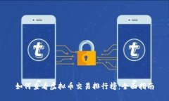 如何查看虚拟币交易排行