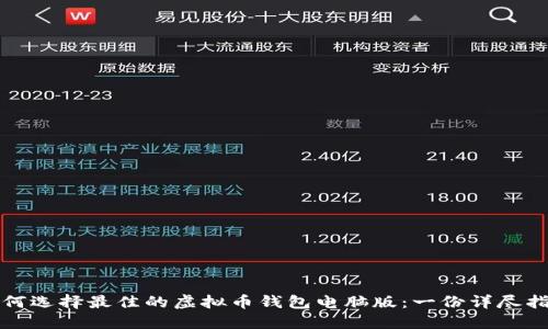 如何选择最佳的虚拟币钱包电脑版：一份详尽指南